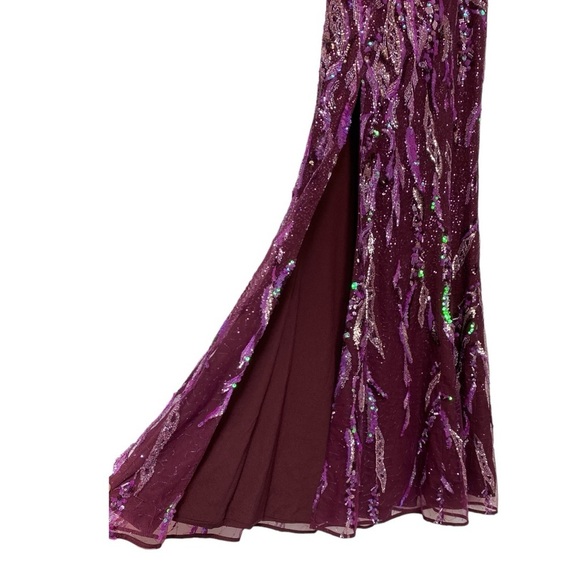 Dress the Population sequin halter gown - Picture 5 of 11